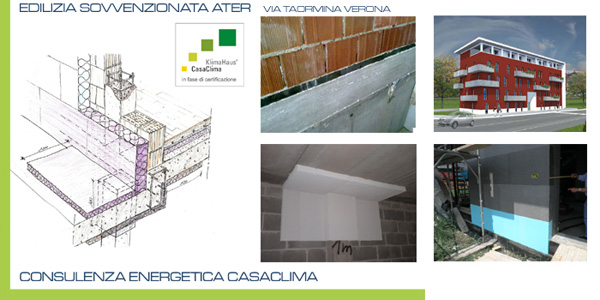 Isolamento Termico Casa Clima in Edilizia Sovvenzionata ATER - Verona